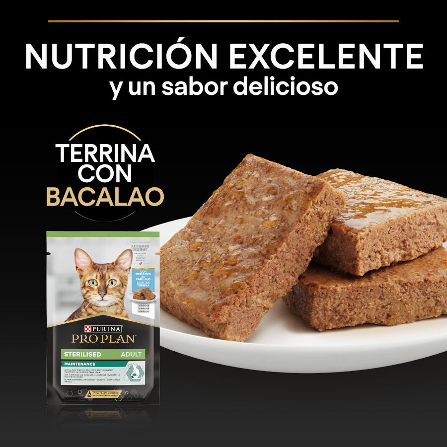 10 sobres x 75 g Pro Plan  Sobres Bacalao para gatos esterilizados, , large Imagen numero 5